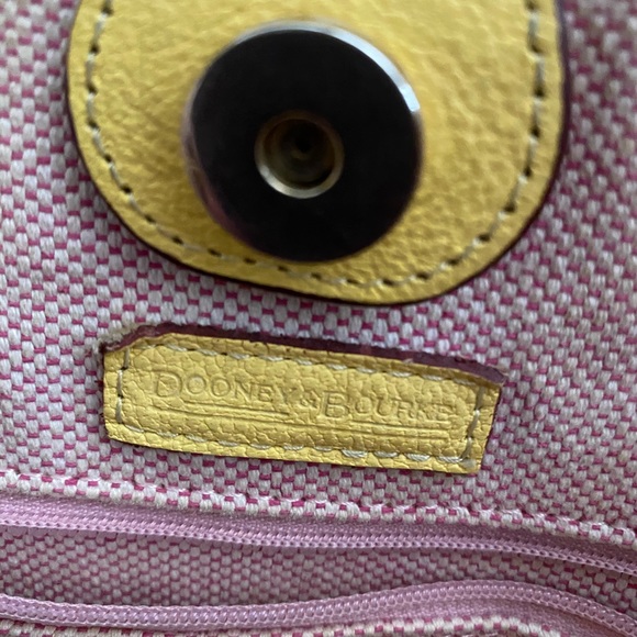 VINTAGE 1990’s DOONEY & BOURKE AUTHENTIC PEBBLE LEATHER HANDBAG TOTE | RARE FIND - Picture 13 of 14